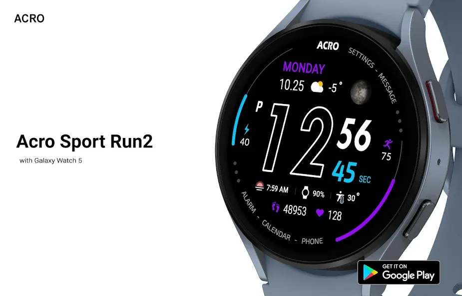 ACRO Sport Run2 Watchface screenshot 19