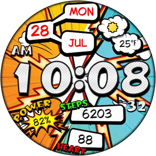 DIGI COMICON CTS43 Watch face screenshot 18