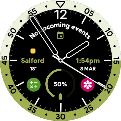 Horizon Analog 2 - Watch face screenshot 11