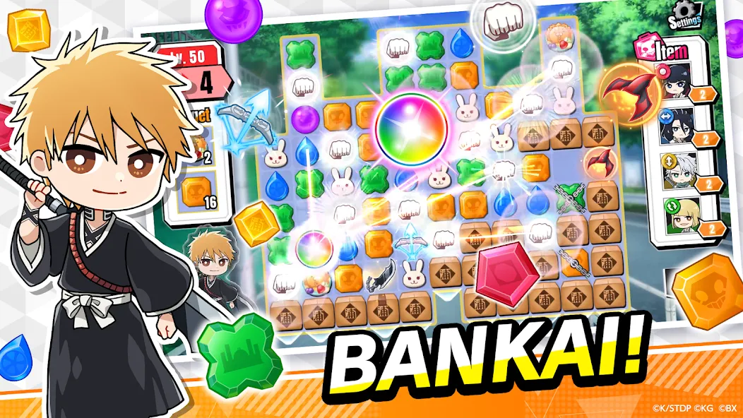BLEACH Soul Puzzle screenshot 1