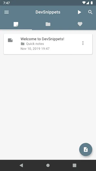 DevSnippets screenshot 2