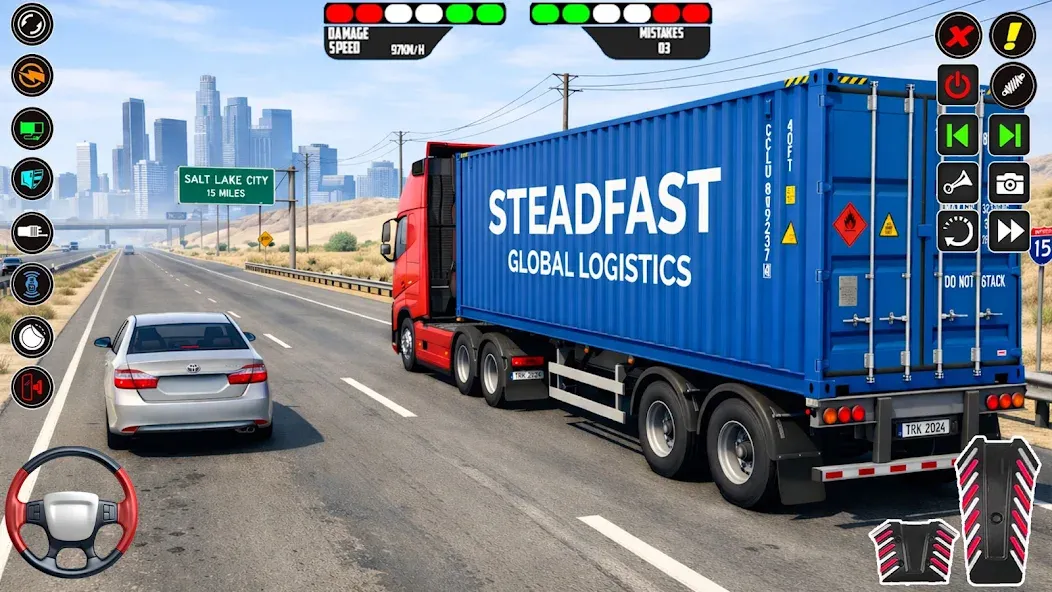 Driving Simulator Truck Game screenshot 3