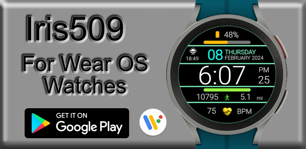 Iris509 Digital Watch Face screenshot 6
