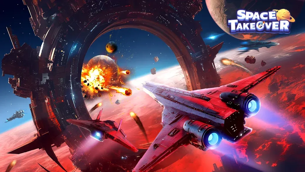 Space Takeover: Space Games screenshot 1