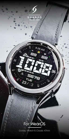 SH074 Watch Face, WearOS watch screenshot 2