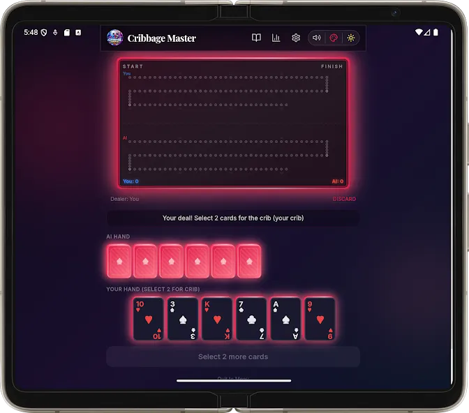 Offline Cribbage Master Ai screenshot 22