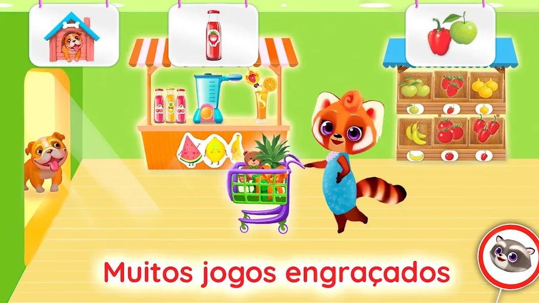 Jogo crianças com Panda Rocky screenshot 10