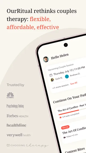 OurRitual: Couples Support screenshot 1
