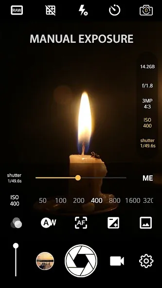 Manual Camera DSLR (Lite) screenshot 1