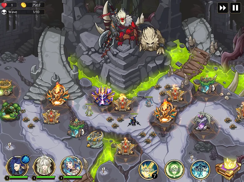Kingdom War: 타워 디펜스 TD screenshot 10