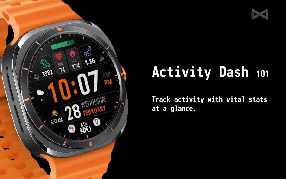 Activity Dash Watch Face screenshot 1