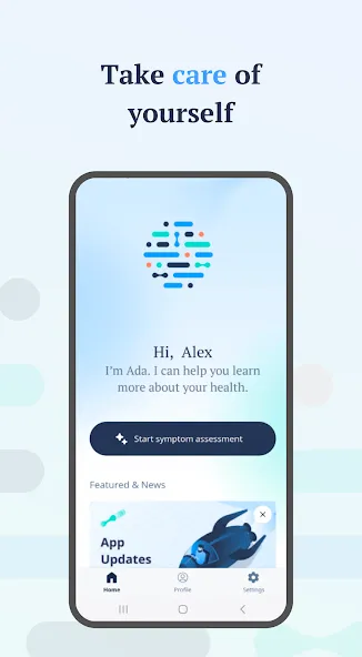 Ada - your health portal screenshot 1