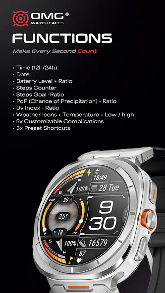 OMG 387 Weather Watch Face screenshot 2