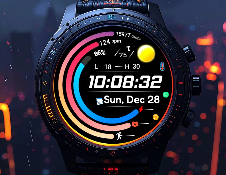 Digital FSW300 Watchface screenshot 2