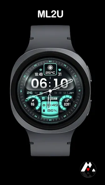 ML2U 364b Hybrid Watch Face screenshot 5