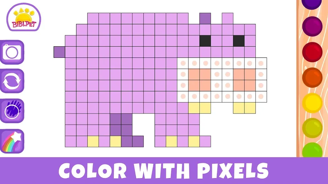 Bibi Drawing & Color Kids Game screenshot 1