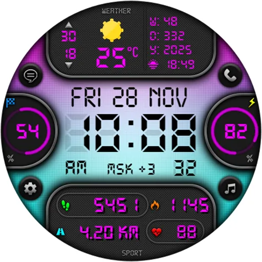 DIGI SIMULOR CTS71 Watch face screenshot 23