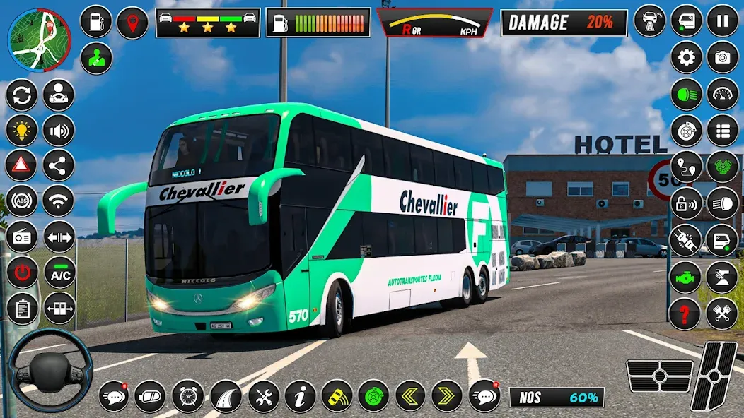 Mini Bus Coach Bus Driving 3D screenshot 7