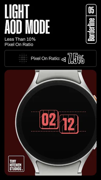 TKS 05 Borderline Watch Face screenshot 4