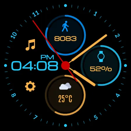 Fusion Rings Watch Face screenshot 6