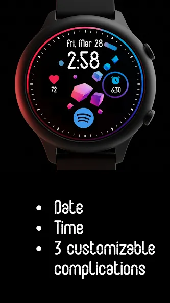 Watch face M15 screenshot 2