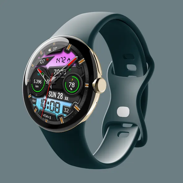 Hybrid PRALAX WS19 Watch face screenshot 7