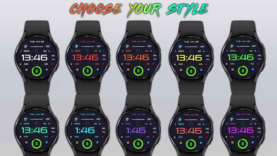 Lucina Digital Watch Face screenshot 1