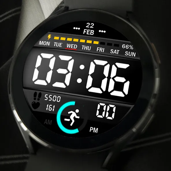 Key024 Digital Watch Face screenshot 6