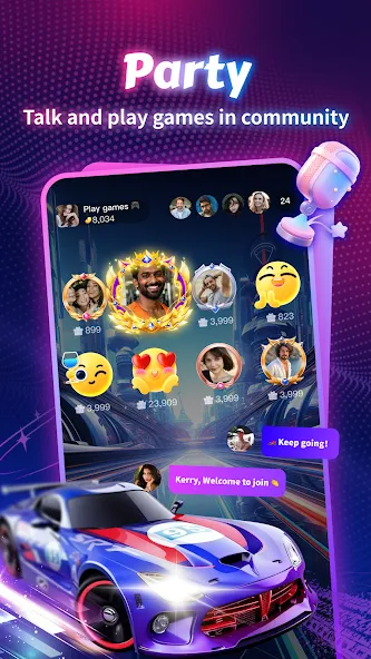 Chamet - Live Chat & Party screenshot 3