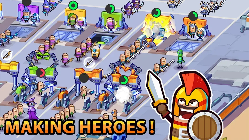 Fabrique de Héros: Idle Game screenshot 10