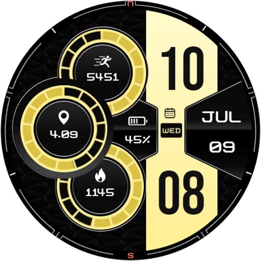 Digital Lunor WS1 Watch Face screenshot 17