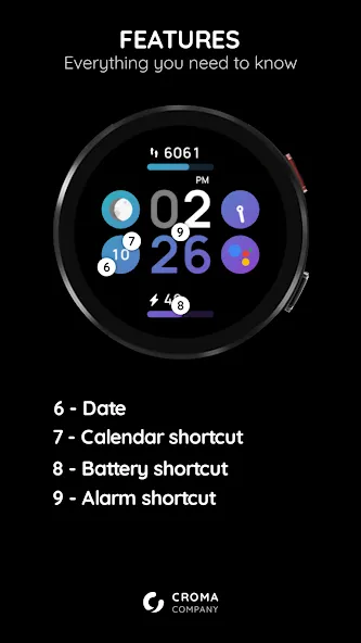 Moonlight Watch Face Wear OS screenshot 3