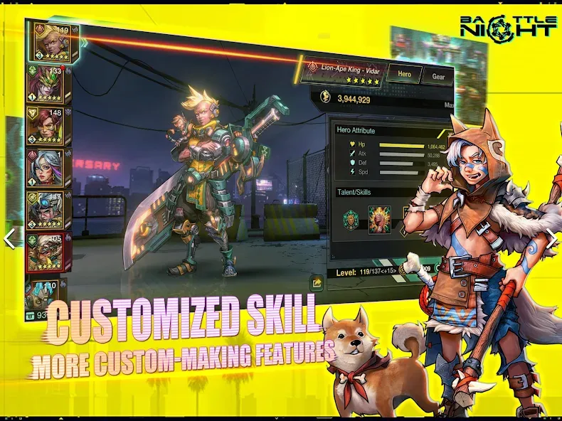 Battle Night: Cyberpunk RPG screenshot 13