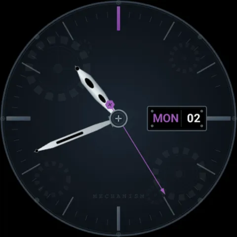 Dark Mechanism - watch face screenshot 10