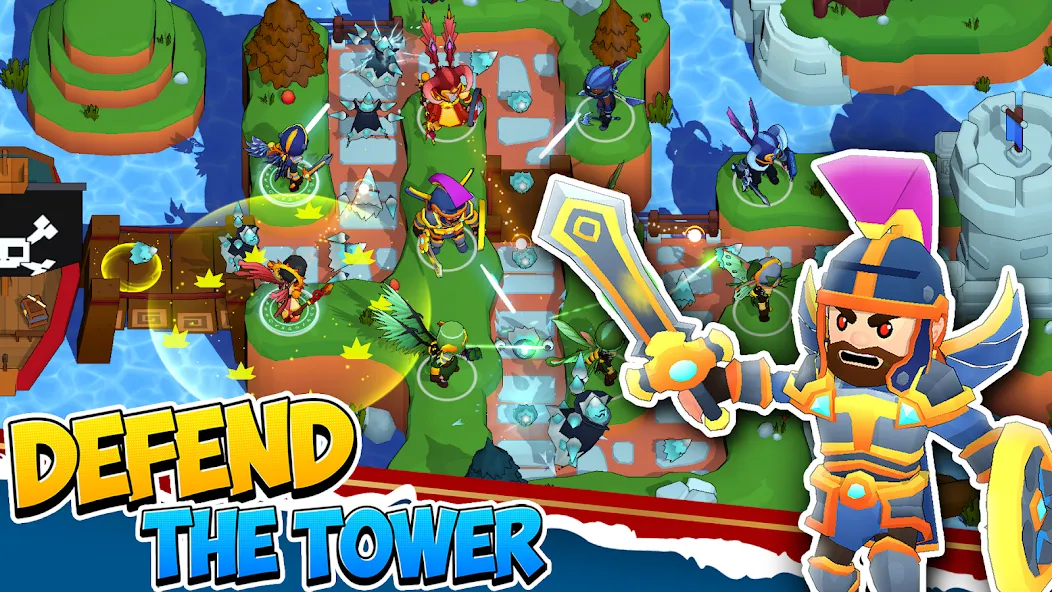 Idle Hero TD defensa de torres screenshot 1
