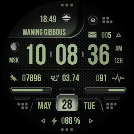 KF168 Watch face screenshot 9