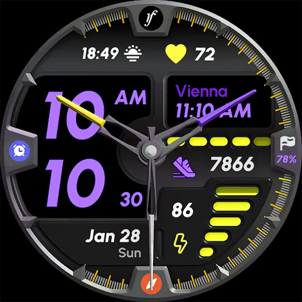 UrbanSync Watch Face screenshot 10