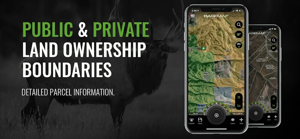 BaseMap: Hunting Maps, Offline Nav/GPS & Weather screenshot 2