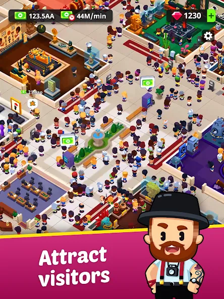 Idle Museum Tycoon: Art Empire screenshot 12