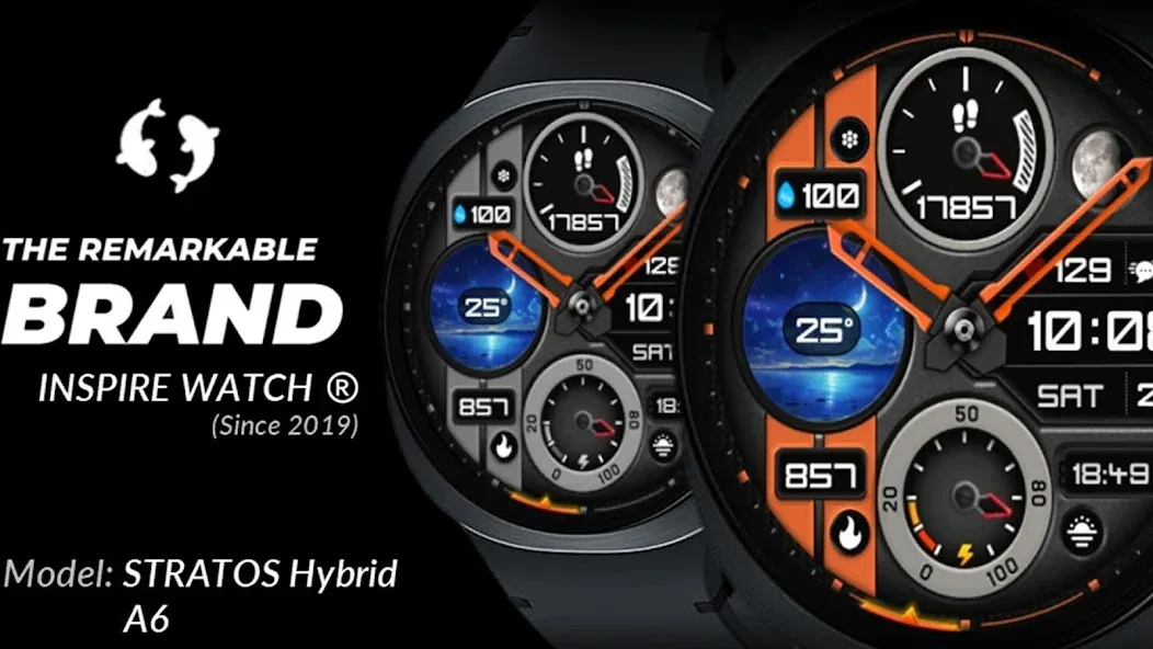 Weather Hybrid Watch Face A6 screenshot 17