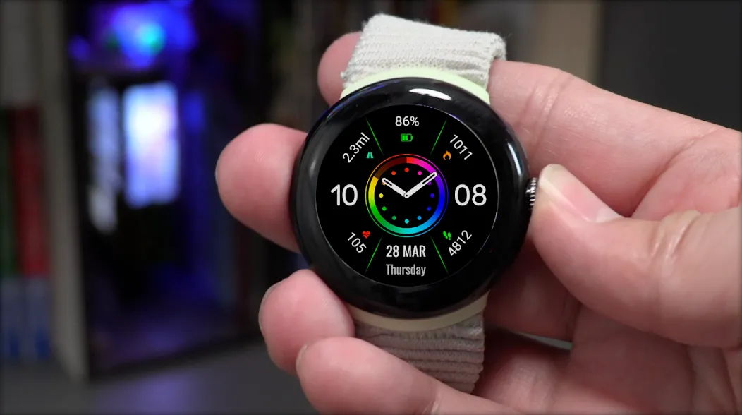 Minimal RATON URX77 Watch face screenshot 4