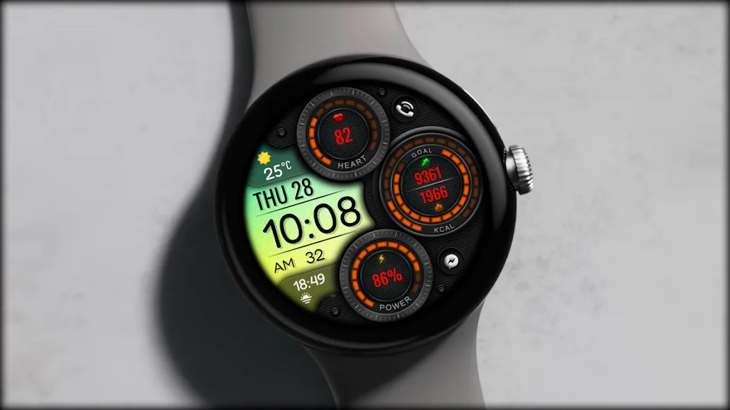 Digital Mingo Watch face screenshot 1
