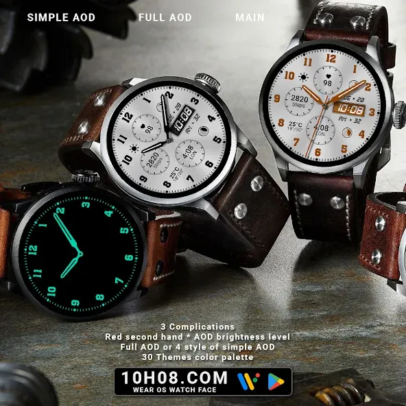 Watch face 10h08.com #90 screenshot 1