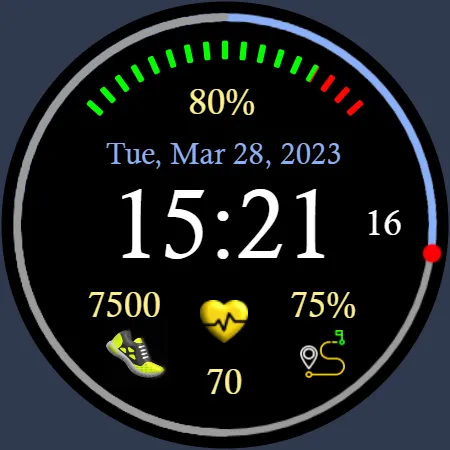 Iris4012 Digital Watch Face screenshot 7