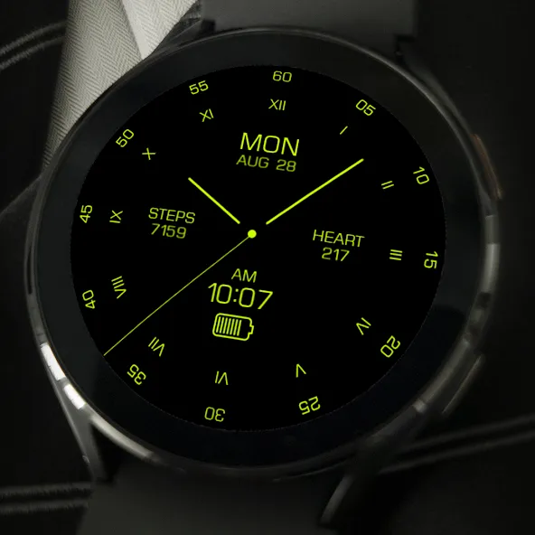 Key095 Analog Gold Watch Face screenshot 4