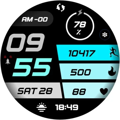 Modern Digital Cool Watch EC34 screenshot 19