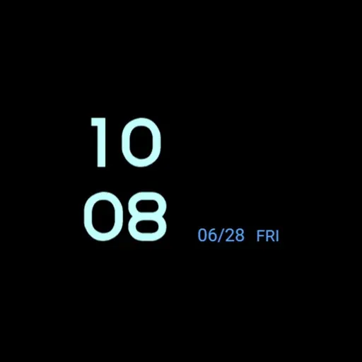 Blue Imitation For Wear OS screenshot 33