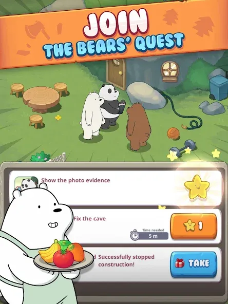 We Bare Bears Match3 Repairs screenshot 11