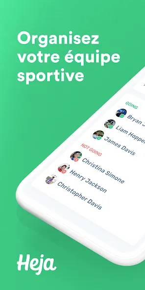Communication équipe sportive screenshot 1