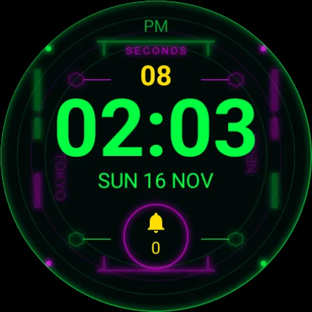 Neon Tokyo Watch Face screenshot 7